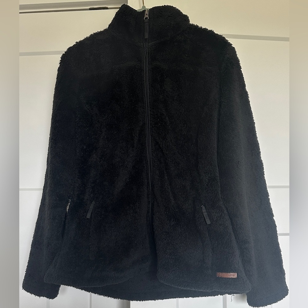 Women’s Free Country Fleece Jacket, Size Medium, Black